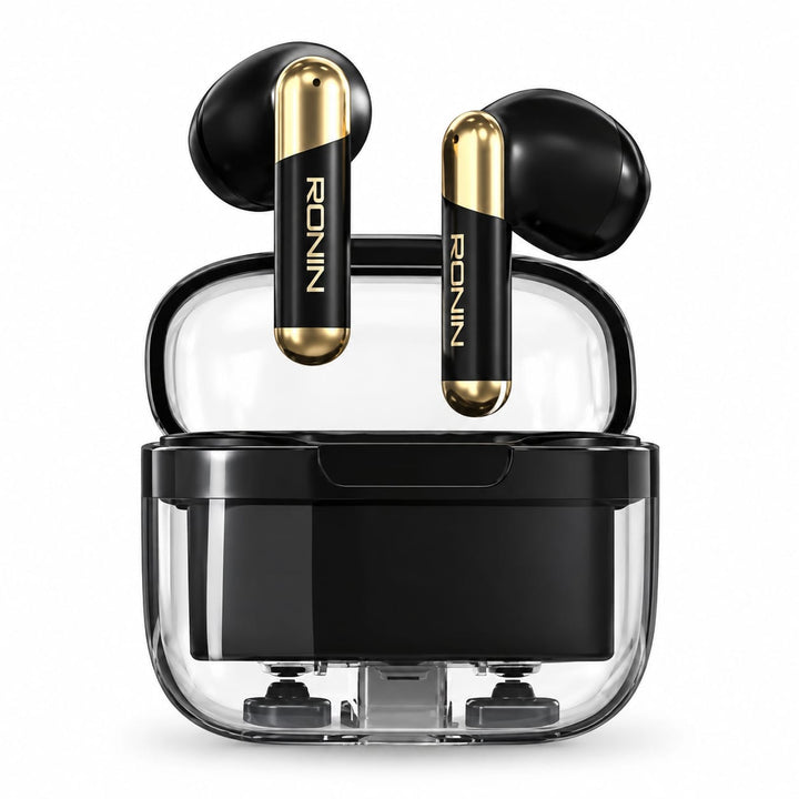 Ronin R-7070 Snap 13mm Half In-Ear Wireless Earbuds