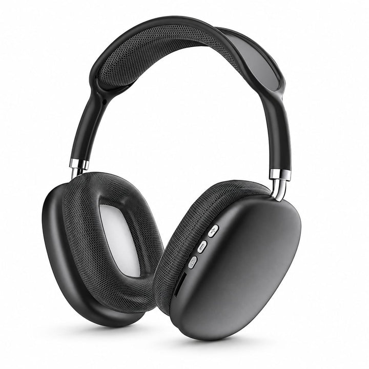 P9 wireless Bluetooth 5.3 RGB over-ear headphones with memory foam ear cushions